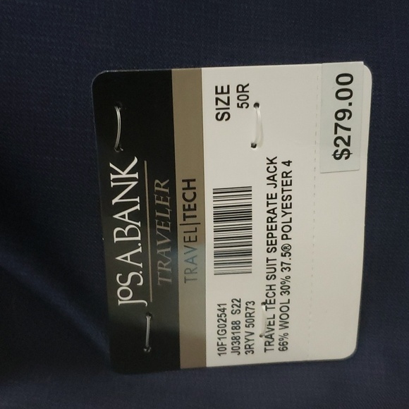 320- JoS. A. BANK Travel Tech Slim Fit Jacket NWT - Picture 9 of 9